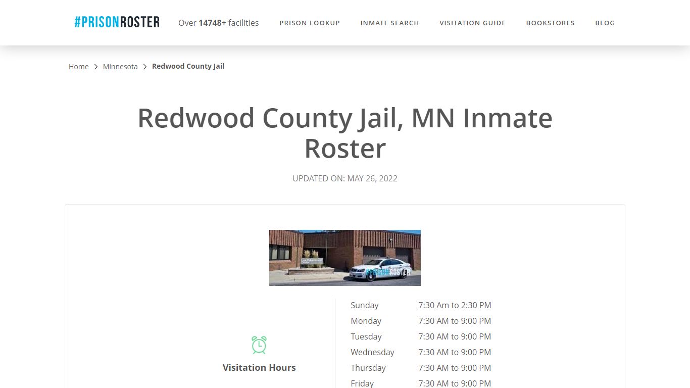 Redwood County Jail, MN Inmate Roster - Prisonroster